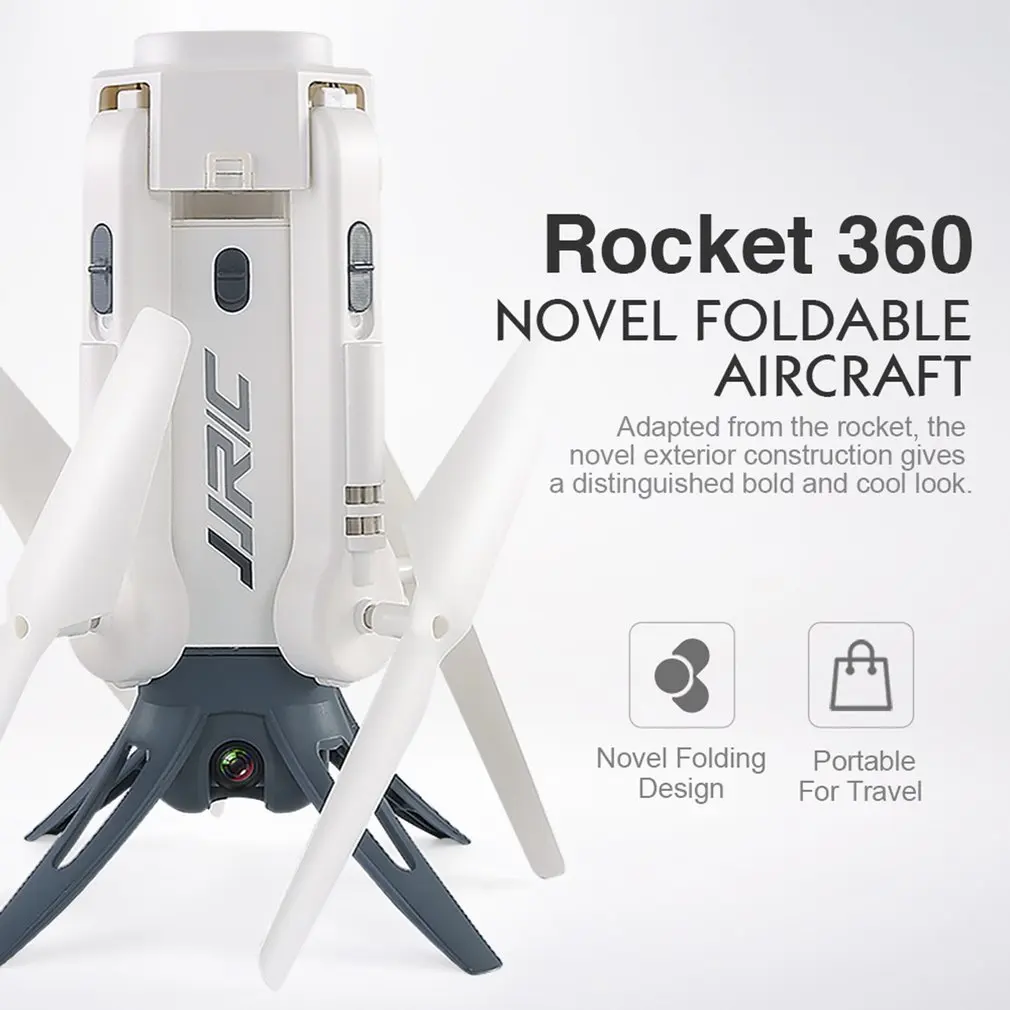 

JJR/C H51 RC Helicopter Rocket-like 360 WIFI FPV Selfie Elfie Rocket Type Drone with Camera HD 720P Altitude Hold RC Quadcopter