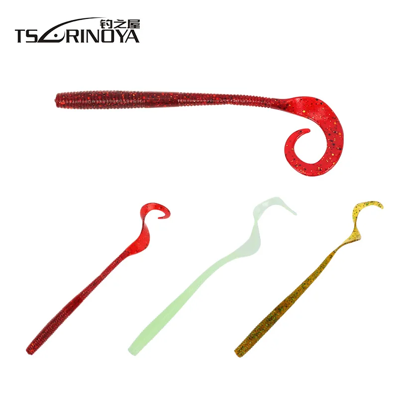 TSURINOYA 8pcs Soft Baits 120mm/3.5g Fishing Lure Curly Tail Silicone Artificial Fly Swimbait Wobblers Leurre Peche Souple
TSURINOYA 8pcs Soft Baits 120mm/3.5g Fishing Lure Curly Tail Silicone Artificial Fly Swimbait Wobblers Leurre Peche Souple