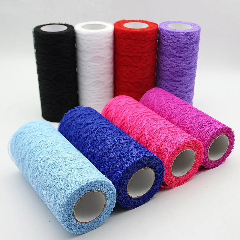 Lace Tulle Roll Spool Lace Roll 6"x10Yard Netting Fabric Tutu Skirt Chair Sash Bow Table Runner DIY Supplies Wedding Decorations
Lace Tulle Roll Spool Lace Roll 6"x10Yard Netting Fabric Tutu Skirt Chair Sash Bow Table Runner DIY Supplies Wedding Decorations