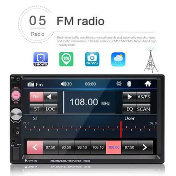 Car radio 2 din 7" HD Autoradio Player MP5 Touch Screen Bluetooth Multimedia Rear View back Camera mirrorlink FM Movie wheel
Car radio 2 din 7" HD Autoradio Player MP5 Touch Screen Bluetooth Multimedia Rear View back Camera mirrorlink FM Movie wheel