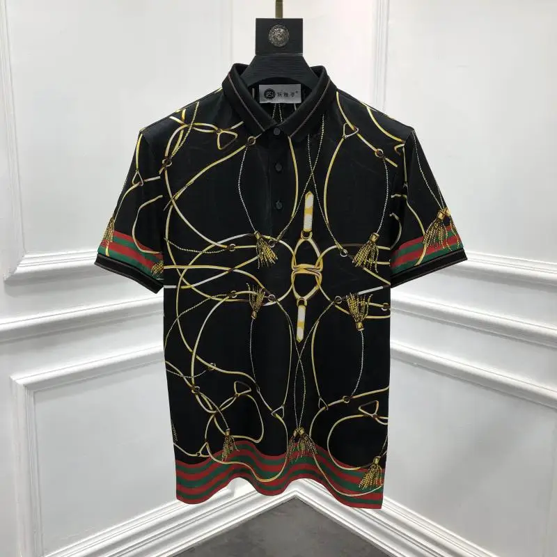 S01322 Fashion Men's Tops & Tees 2019 Runway Luxury Brand European Design Short O-neck Print party style T-Shirts Men's Clothing
S01322 Fashion Men's Tops & Tees 2019 Runway Luxury Brand European Design Short O-neck Print party style T-Shirts Men's Clothing