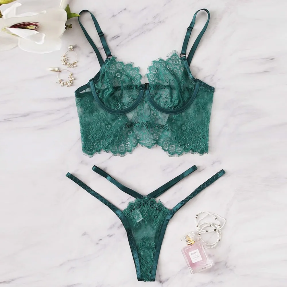 Srogem Green Floral Harness Appliques Lace Sexy Lingerie Set Women Intimates 2019 Underwire Femme Underwear Ladies Bra Set
Srogem Green Floral Harness Appliques Lace Sexy Lingerie Set Women Intimates 2019 Underwire Femme Underwear Ladies Bra Set