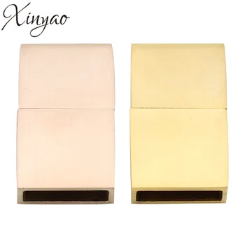 Stainless Steel Gold/Rose Gold Color Hole 12.5*3.5mm Magnetic Clasps For Jewelry Making Leather Cord End Caps Connectors F5228
Stainless Steel Gold/Rose Gold Color Hole 12.5*3.5mm Magnetic Clasps For Jewelry Making Leather Cord End Caps Connectors F5228