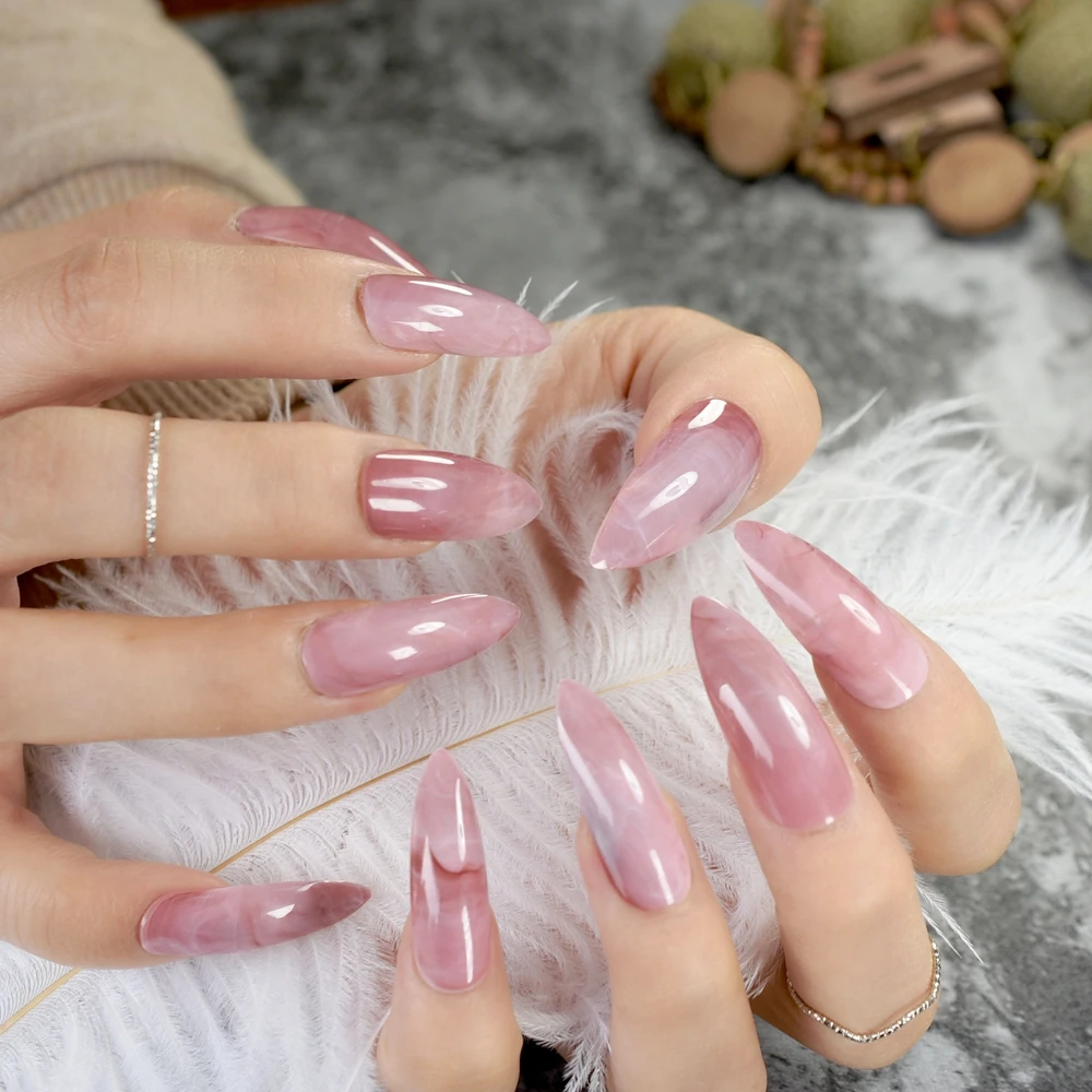 Extra long stiletto nails