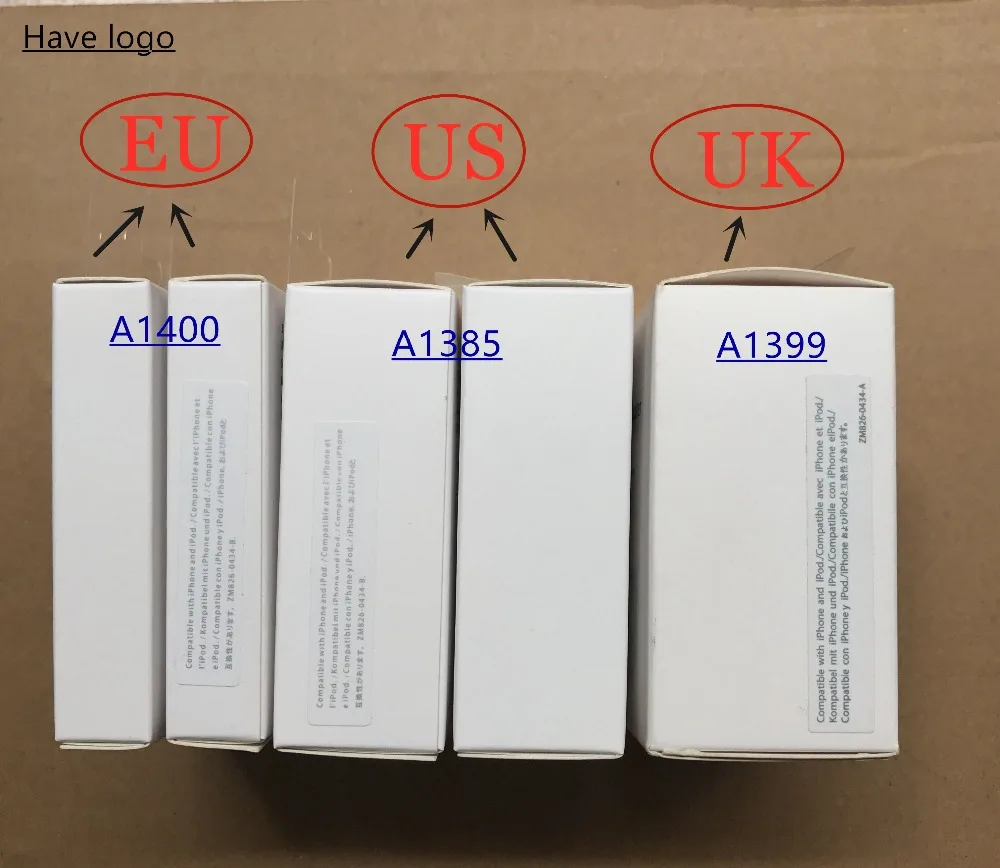 10pcs High Quality A1400 A1385 US/EU/UK Plug USB AC Power Adapter Wall Charger For i5 6 6s 7 8 plus For X/XR/XS With retail box
10pcs High Quality A1400 A1385 US/EU/UK Plug USB AC Power Adapter Wall Charger For i5 6 6s 7 8 plus For X/XR/XS With retail box