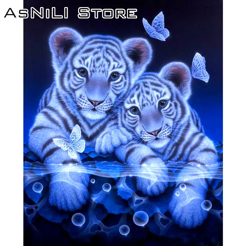 5D DIY Diamond Painting Full circular Diamond Painting Tigers & Butterfly 3D Embroidery Cross Stitch Mosaic Painting Home Decor
5D DIY Diamond Painting Full circular Diamond Painting Tigers & Butterfly 3D Embroidery Cross Stitch Mosaic Painting Home Decor