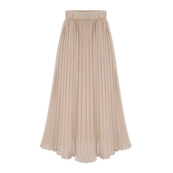 2019 NEW summer women tulle chiffon skirts womens solid color pleated skirt midi skirt high waist casual party women skirt
2019 NEW summer women tulle chiffon skirts womens solid color pleated skirt midi skirt high waist casual party women skirt
