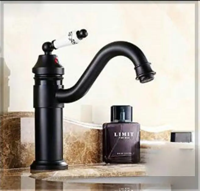 Modern Single Handle Bathroon Basin Faucet Oil Rubbed Bronze Mixer Tap emergi | Канцтовары для офиса и дома