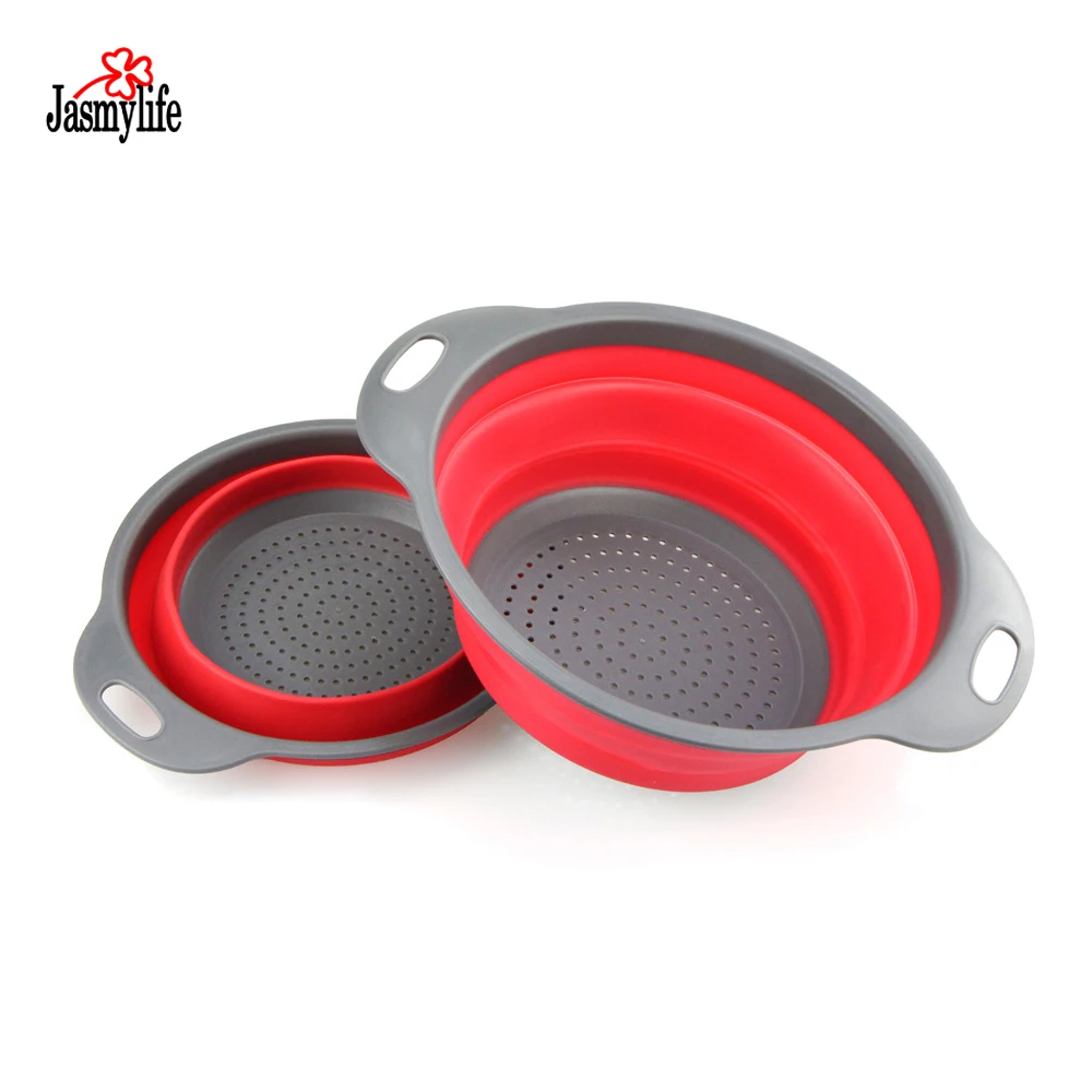1PC Foldable Silicone Colander Fruit Vegetable Washing Basket Strainer Collapsible Drainer With Handle Kitchen Accessories Tools
1PC Foldable Silicone Colander Fruit Vegetable Washing Basket Strainer Collapsible Drainer With Handle Kitchen Accessories Tools