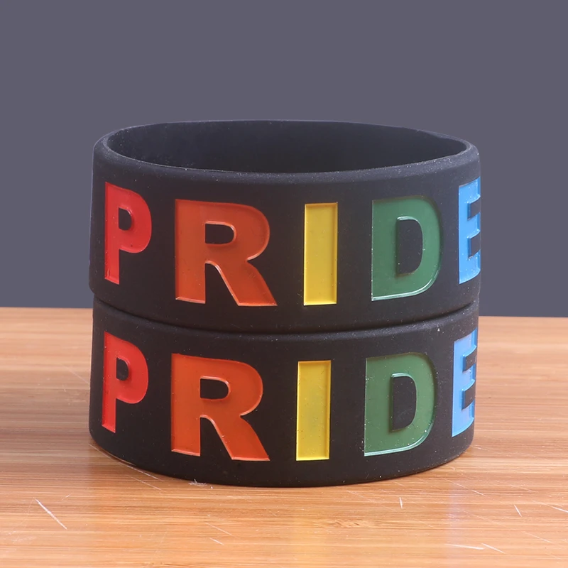 Proud of Gay Wristbands Colour Rainbow Gay Pride Silicone Wristband Bracelet Wide bands
Proud of Gay Wristbands Colour Rainbow Gay Pride Silicone Wristband Bracelet Wide bands
