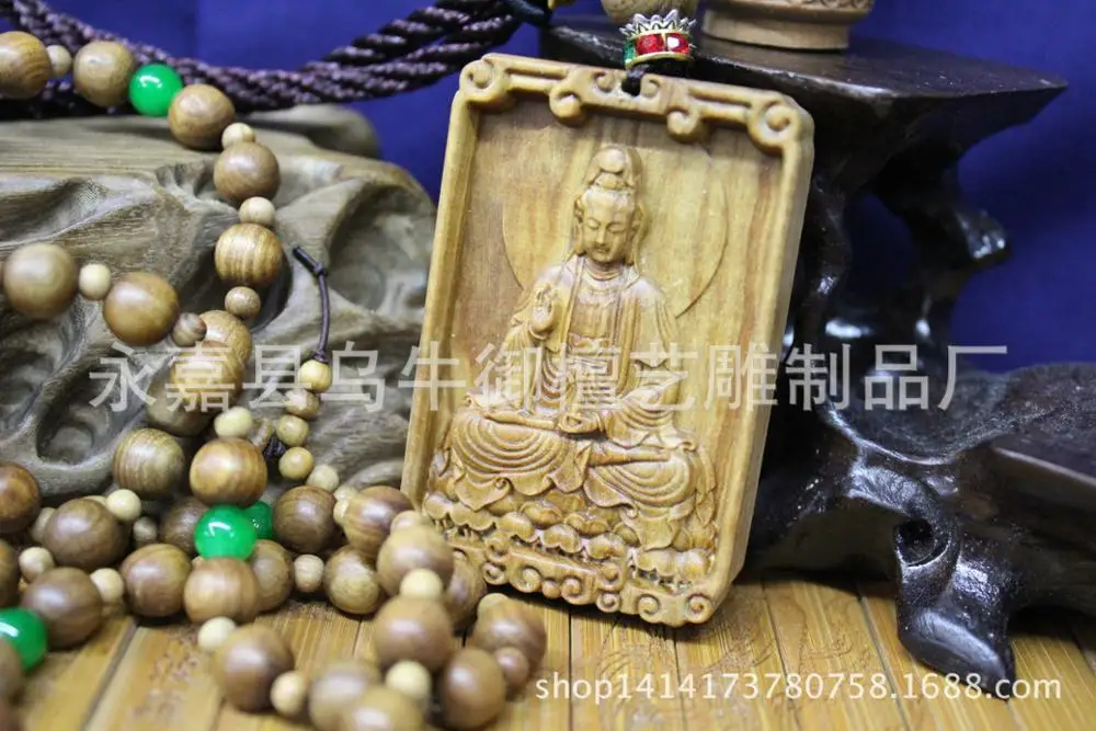 

Laoshan sandalwood Australian 4-6 brand Bodhisattva boutique hand pieces talisman Home Furnishing hanging ornaments