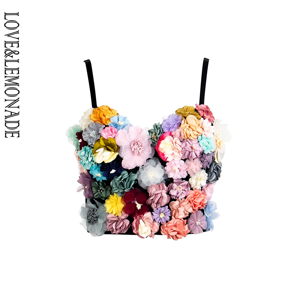 LOVE&LEMONADE Colorful Three-Dimensional Flower Embroidery Tube Top Strap LM90038
LOVE&LEMONADE Colorful Three-Dimensional Flower Embroidery Tube Top Strap LM90038