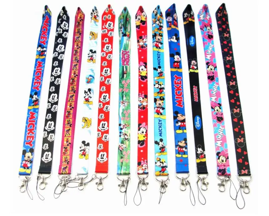 Lot 10 PCS cartoon color Mickey Minnie Mouse key lanyards id badge holder keychain straps for mobile phone Free Shipping
Lot 10 PCS cartoon color Mickey Minnie Mouse key lanyards id badge holder keychain straps for mobile phone Free Shipping