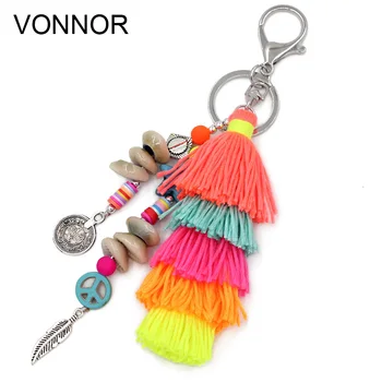 Vonnor Handmade Jewelry Keychain Shells Stone Alloy Tassels Beads Strand Pendant Charm Key Chains Bohemian Accessories
Vonnor Handmade Jewelry Keychain Shells Stone Alloy Tassels Beads Strand Pendant Charm Key Chains Bohemian Accessories