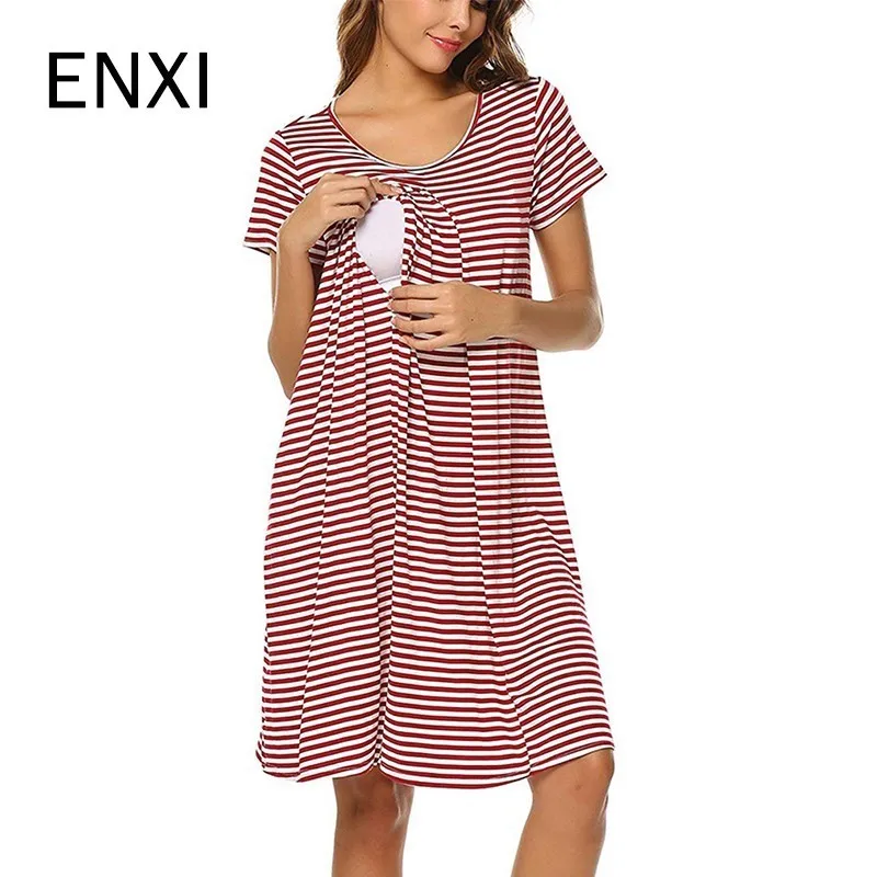 Summer Striped Nursing Maternity Dresses For Pregnant Women Clothes Breastfeeding Dress Pregnancy Feeding Clothes Maternity
Summer Striped Nursing Maternity Dresses For Pregnant Women Clothes Breastfeeding Dress Pregnancy Feeding Clothes Maternity