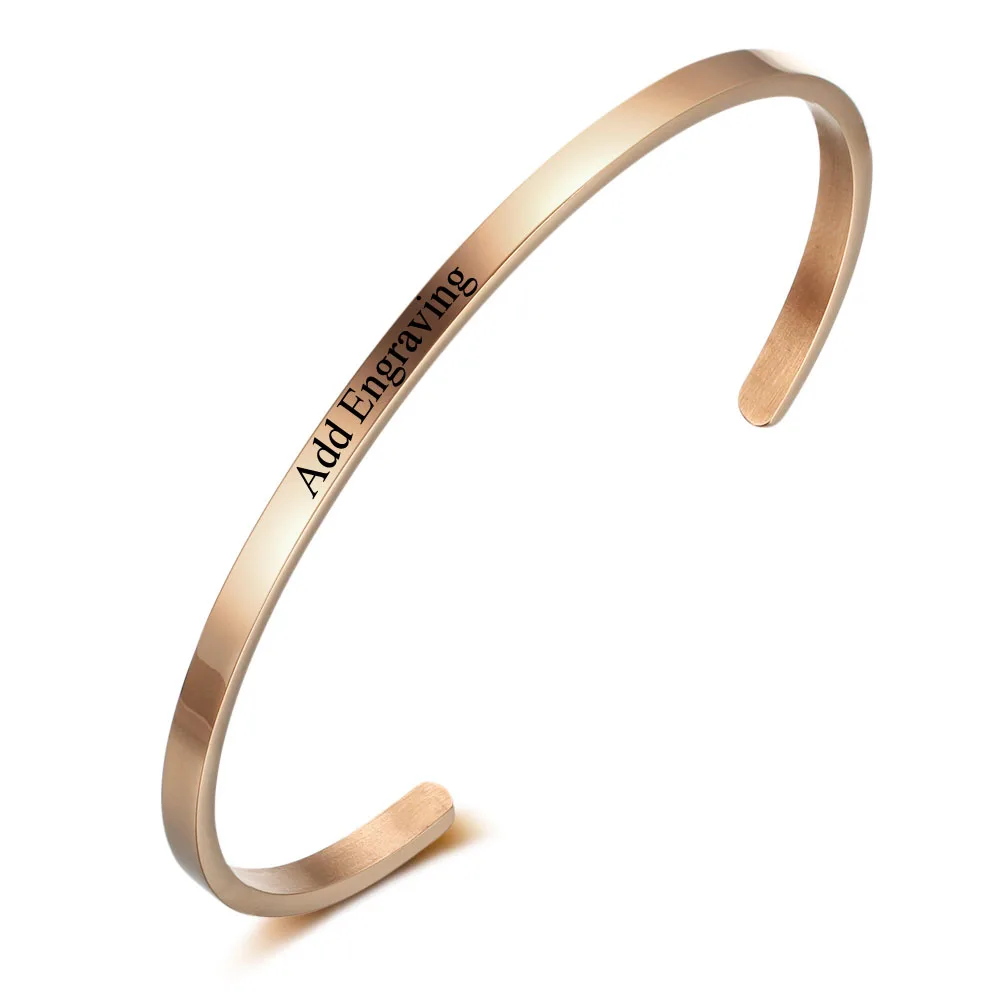 Personalized ID Bangles For Women Engrave Name Cuff Bracelets Stainless Steel Silver Black Color Bracelets & Bangles (BA101920)
Personalized ID Bangles For Women Engrave Name Cuff Bracelets Stainless Steel Silver Black Color Bracelets & Bangles (BA101920)