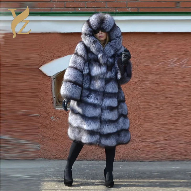 Luxury Whole Skin Silver For Fur Coat For Women Real Fur Warm Overcoats Customised Plus Size Especially Female With Furry Hood
Luxury Whole Skin Silver For Fur Coat For Women Real Fur Warm Overcoats Customised Plus Size Especially Female With Furry Hood