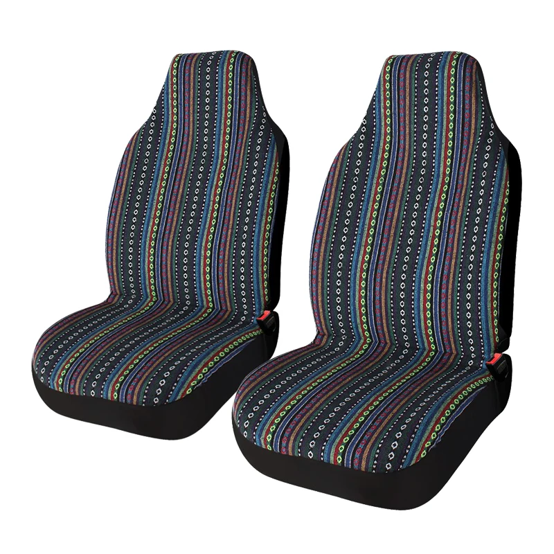 AUTOYOUTH 2PCS Baja Bucket Front Seat Cover Universal Stripe Colorful Comfortable Car Protectors Smooth For Car, SUV & Truck
AUTOYOUTH 2PCS Baja Bucket Front Seat Cover Universal Stripe Colorful Comfortable Car Protectors Smooth For Car, SUV & Truck