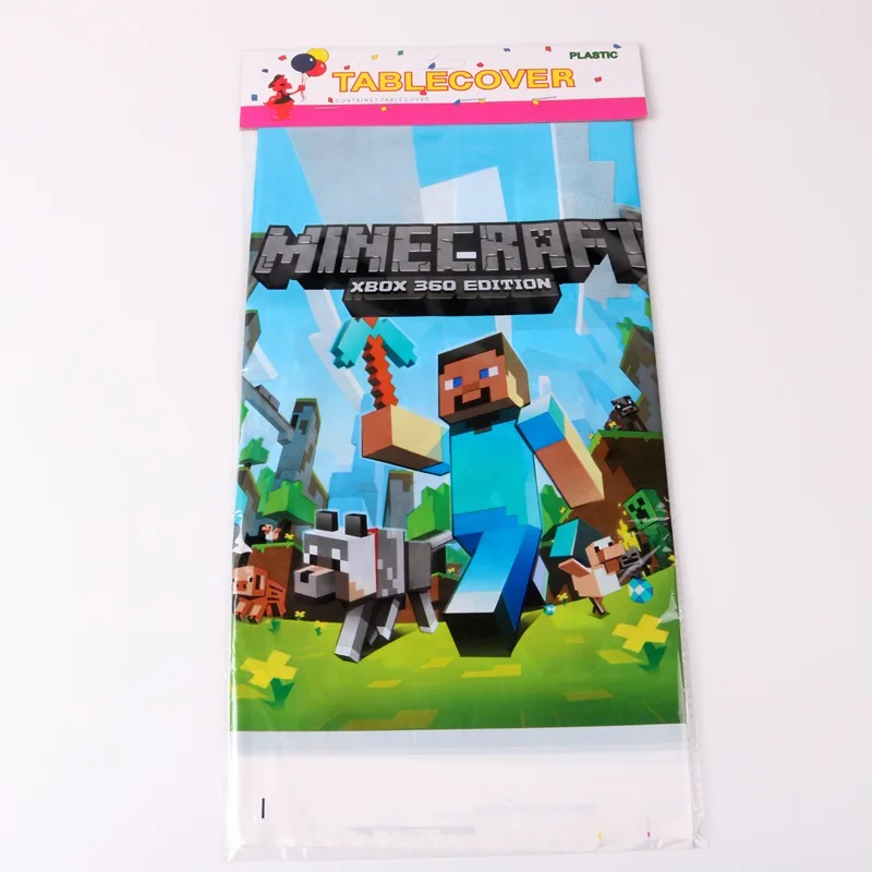 1Pcs/lot Minecraft Theme Party Disposable Tableware Tablecover Baby Shower Favor Birthday Wedding Party Supplies Tablecloth
1Pcs/lot Minecraft Theme Party Disposable Tableware Tablecover Baby Shower Favor Birthday Wedding Party Supplies Tablecloth