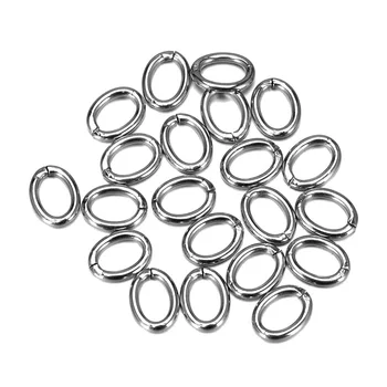 100PCS Stainless Steel Oval Open Jump Rings Split Rings For Diy Jewelry Making Findings Accessories 8mmx6mm
100PCS Stainless Steel Oval Open Jump Rings Split Rings For Diy Jewelry Making Findings Accessories 8mmx6mm