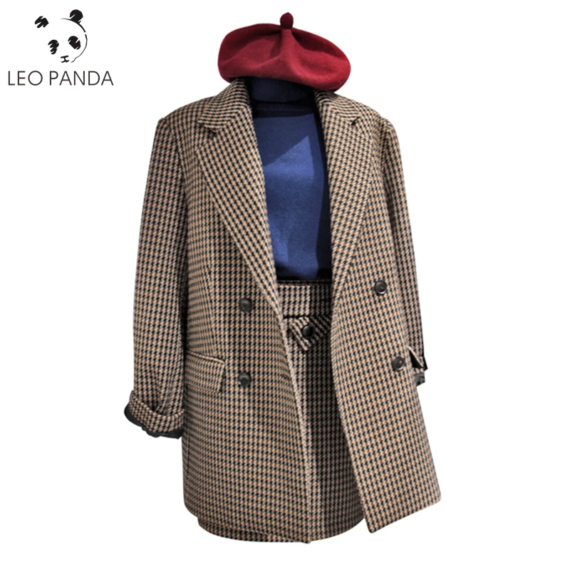 Fashion Two Piece Set Uniform Design Work Wear Blazer + Short Skirt Novelty Plaid Professional Office Lady Business 2 Piece Sets
Fashion Two Piece Set Uniform Design Work Wear Blazer + Short Skirt Novelty Plaid Professional Office Lady Business 2 Piece Sets
