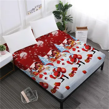 Home Textile Christmas Bed Sheet Cartoon Santa Claus Print Fitted Sheet Green Red Bedclothes Mattress Cover Deep Pocket D35
Home Textile Christmas Bed Sheet Cartoon Santa Claus Print Fitted Sheet Green Red Bedclothes Mattress Cover Deep Pocket D35