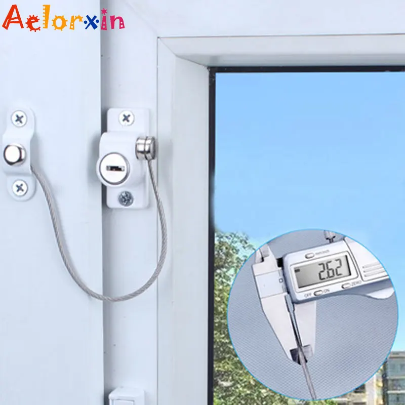 1Pcs Window Stopper Upgrade Bold Stainless Steel Window Locks Stop Security Lock With Keys Home Office Safety Window Lock
1Pcs Window Stopper Upgrade Bold Stainless Steel Window Locks Stop Security Lock With Keys Home Office Safety Window Lock