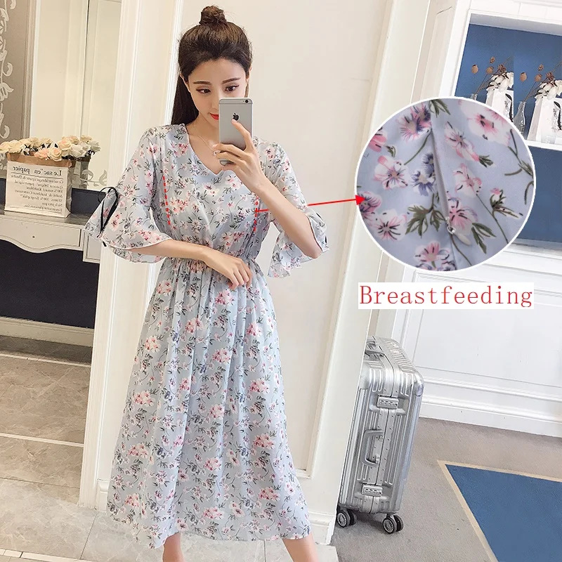 Afei Tony V-Neck Maternity Clothes Breastfeeding Dresses Summer Short Sleeves Causal nursing Dress Pregnancy Dress Vestido
Afei Tony V-Neck Maternity Clothes Breastfeeding Dresses Summer Short Sleeves Causal nursing Dress Pregnancy Dress Vestido