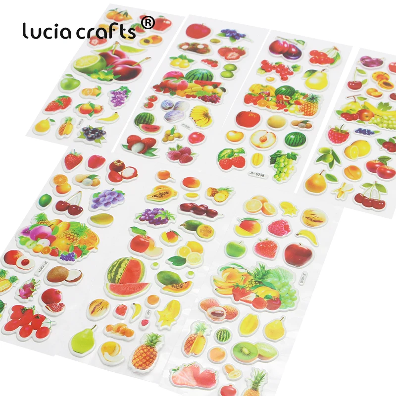SALE Lucia crafts 5sheets/lot Random mixed Stickers Fruit Stickers Best Gift for Children Kids Educational Toys 70*170mm CI0407
SALE Lucia crafts 5sheets/lot Random mixed Stickers Fruit Stickers Best Gift for Children Kids Educational Toys 70*170mm CI0407