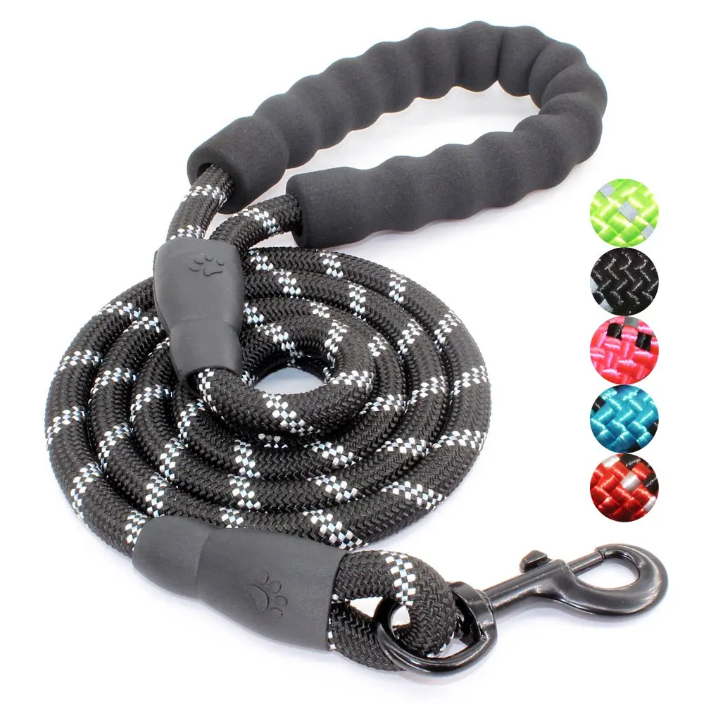 MYSBIKER Strong Dog Leash with Comfortable Padded Handle and Highly Reflective Threads Dog Leashes for Medium and Large Dogs
MYSBIKER Strong Dog Leash with Comfortable Padded Handle and Highly Reflective Threads Dog Leashes for Medium and Large Dogs