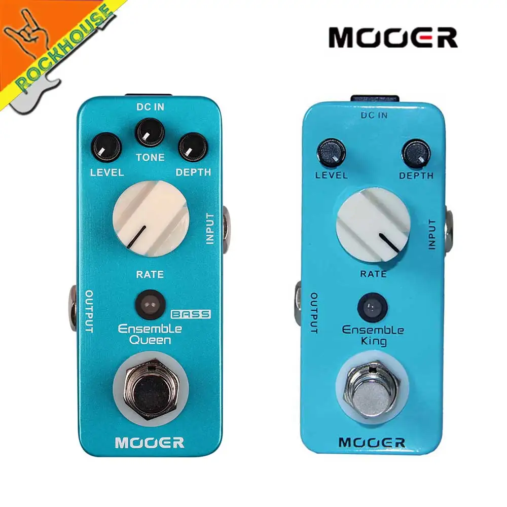 MOOER Ensemble King & Ensemble Queen Chorus Guitar Pedal Bass Chorus Pedal Vintage Analog Tone True Bypass Free Shipping
MOOER Ensemble King & Ensemble Queen Chorus Guitar Pedal Bass Chorus Pedal Vintage Analog Tone True Bypass Free Shipping