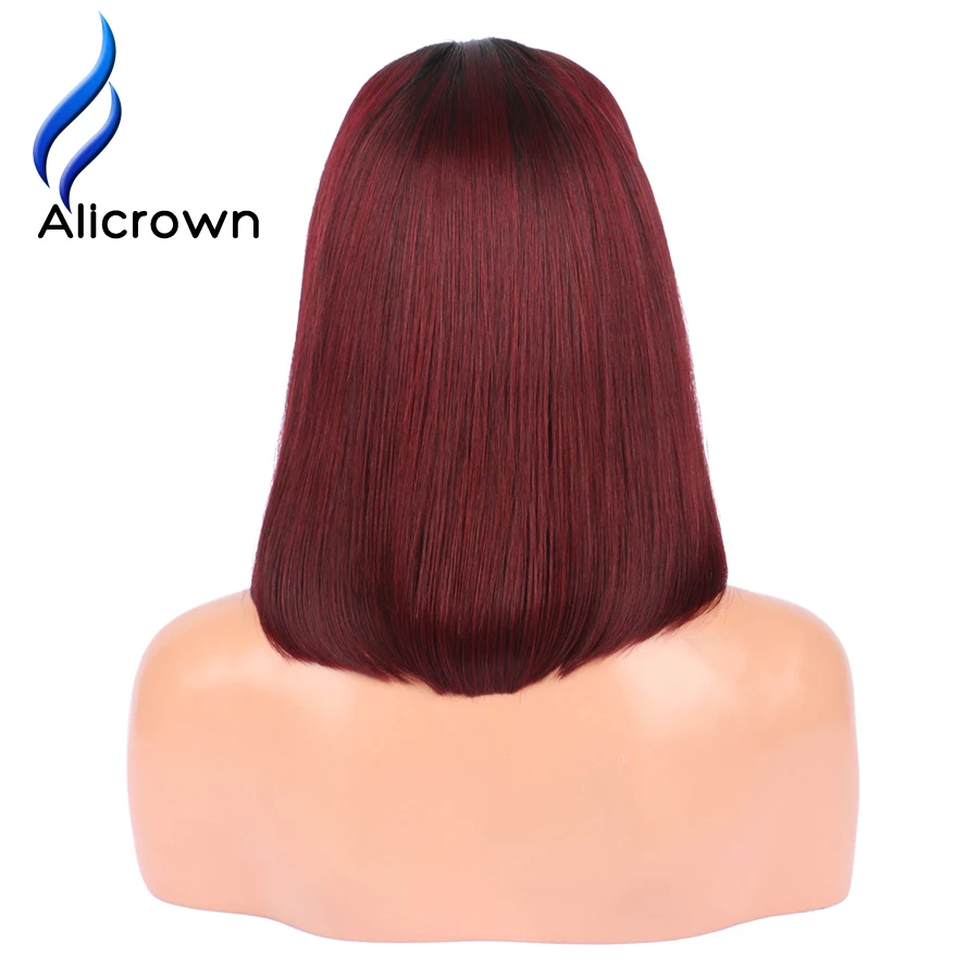 ombre color lace front wigs