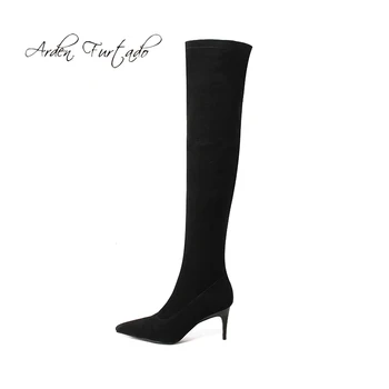 Arden Furtado 2018 spring autumn fashion high heels 8cm stilettos grey over the knee boots ladies Stretch boots big size 41 42
Arden Furtado 2018 spring autumn fashion high heels 8cm stilettos grey over the knee boots ladies Stretch boots big size 41 42