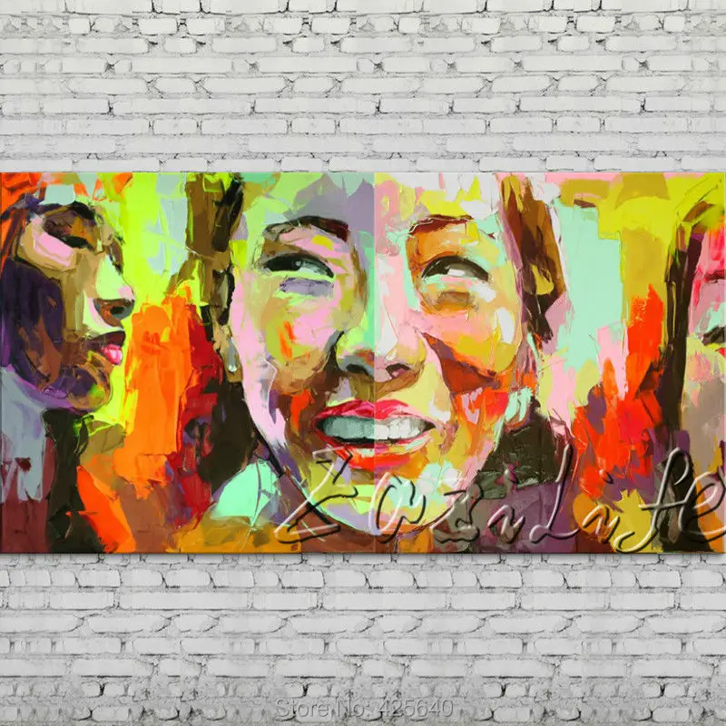 Palette knife portrait Face Oil painting Character figure canva Hand painted Francoise Nielly wall Art picture for living room62
Palette knife portrait Face Oil painting Character figure canva Hand painted Francoise Nielly wall Art picture for living room62