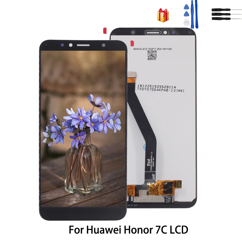 Original For Huawei Honor 7C Aum-L41 Touch Screen Digitizer LCD Display Phone Parts For Honor 7C Screen LCD Display Free Tools
Original For Huawei Honor 7C Aum-L41 Touch Screen Digitizer LCD Display Phone Parts For Honor 7C Screen LCD Display Free Tools