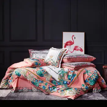 FAMVOTAR Fancy Bedding Set Gorgeous Undersea View Embroidery Duvet Cover Bedding Set King Size Queen Size 4Pcs Set Luxury Design
FAMVOTAR Fancy Bedding Set Gorgeous Undersea View Embroidery Duvet Cover Bedding Set King Size Queen Size 4Pcs Set Luxury Design