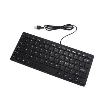 Ultra Thin Quiet Small Wired Keyboard Mini Multimedia USB Keyboards for Laptop PC Computer EM88
Ultra Thin Quiet Small Wired Keyboard Mini Multimedia USB Keyboards for Laptop PC Computer EM88