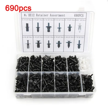 690Pcs/set Car Body Plastic Clips Fasteners Push Pin Rivet Trim Moulding Clip Screwdriver Automobiles Interior Auto Accessories
690Pcs/set Car Body Plastic Clips Fasteners Push Pin Rivet Trim Moulding Clip Screwdriver Automobiles Interior Auto Accessories