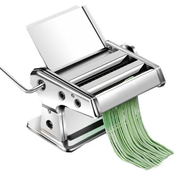 Home Multi-function Noodle Machine Stainless Steel Manual Press Rolling Machine Semi-automatic Dumplings Ravioli Cover Machine
Home Multi-function Noodle Machine Stainless Steel Manual Press Rolling Machine Semi-automatic Dumplings Ravioli Cover Machine