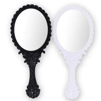 Black White Makeup Mirror Portable Cosmetic Mirrors Beauty Mirror Hand Held Mirror With Handle For Ladies Beauty Dresser
Black White Makeup Mirror Portable Cosmetic Mirrors Beauty Mirror Hand Held Mirror With Handle For Ladies Beauty Dresser