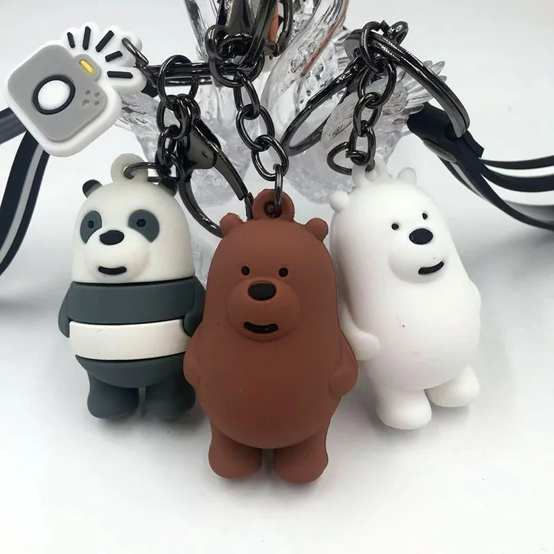 2019 cartoon Anime We Bare Bears Cute Three Animal Bears Doll Keychains Women Car Bag Pendant Belt Trinkets Key Chains
2019 cartoon Anime We Bare Bears Cute Three Animal Bears Doll Keychains Women Car Bag Pendant Belt Trinkets Key Chains