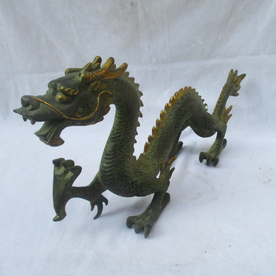 Big sculpture!!!Collectible Chinese Old Bronze Carved Gold gilt Long Dragon Sculpture /Antique Dragon statue
Big sculpture!!!Collectible Chinese Old Bronze Carved Gold gilt Long Dragon Sculpture /Antique Dragon statue