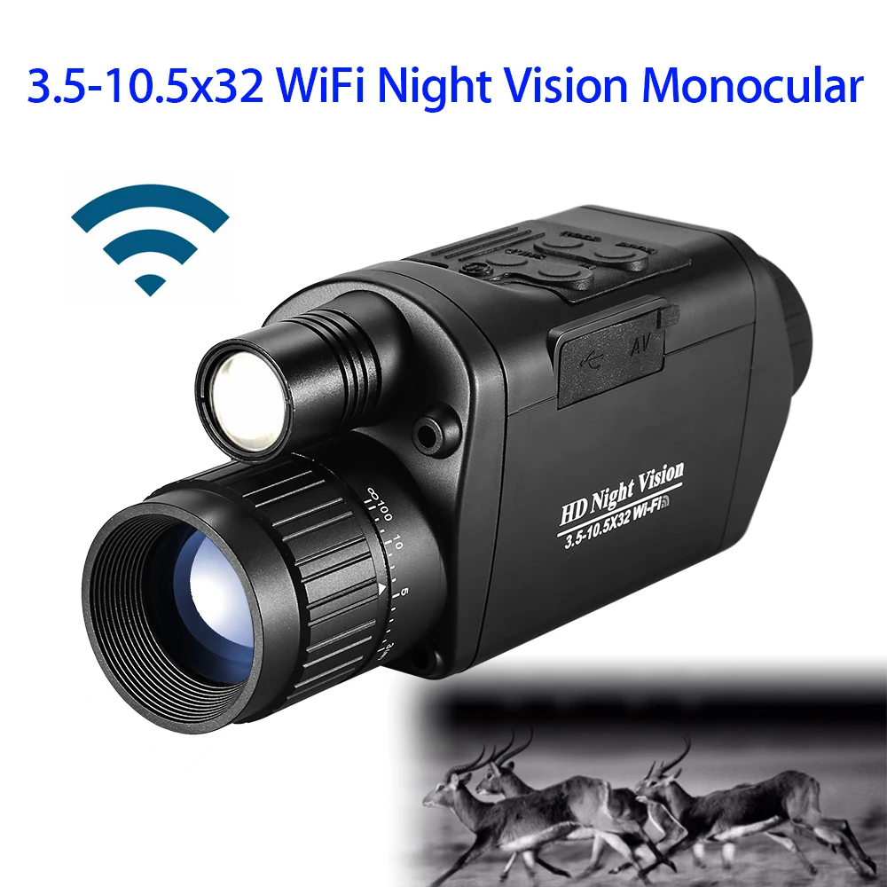 BOBLOV Hunting Night Vision Riflescope Monocular Device Waterproof Night Vision Goggles Digital IR Illumination For Helmet New
BOBLOV Hunting Night Vision Riflescope Monocular Device Waterproof Night Vision Goggles Digital IR Illumination For Helmet New