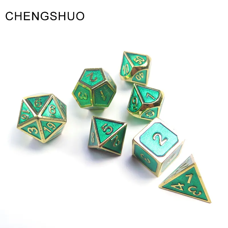 Chengshuo metal dice rpg dungeons and dragons dnd polyhedral number digital dices 7pcs transparent green set d20 10 6 8 4 games
Chengshuo metal dice rpg dungeons and dragons dnd polyhedral number digital dices 7pcs transparent green set d20 10 6 8 4 games