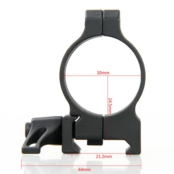 Canis Latrans Black Quick dismantling 24.5mm Center height 30mm scope mount for hunting shooting GZ24-0183
Canis Latrans Black Quick dismantling 24.5mm Center height 30mm scope mount for hunting shooting GZ24-0183