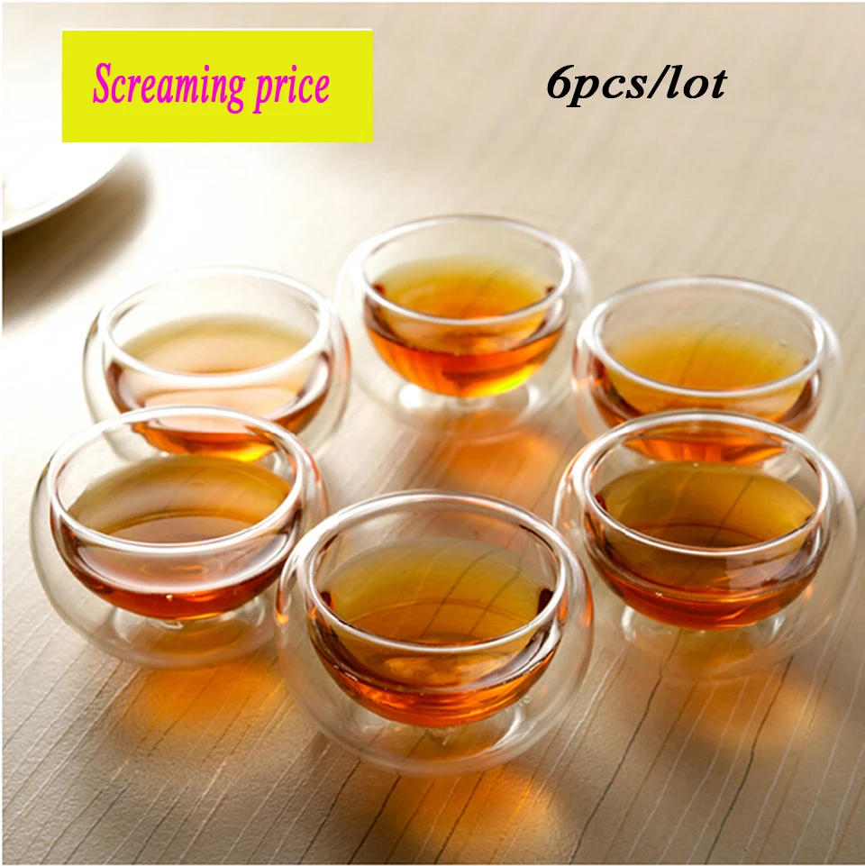 TANGPIN clear double glass tea cups anti-hot double layer glass cup vacuum cup,50ml,coffee tea set drinkware
TANGPIN clear double glass tea cups anti-hot double layer glass cup vacuum cup,50ml,coffee tea set drinkware