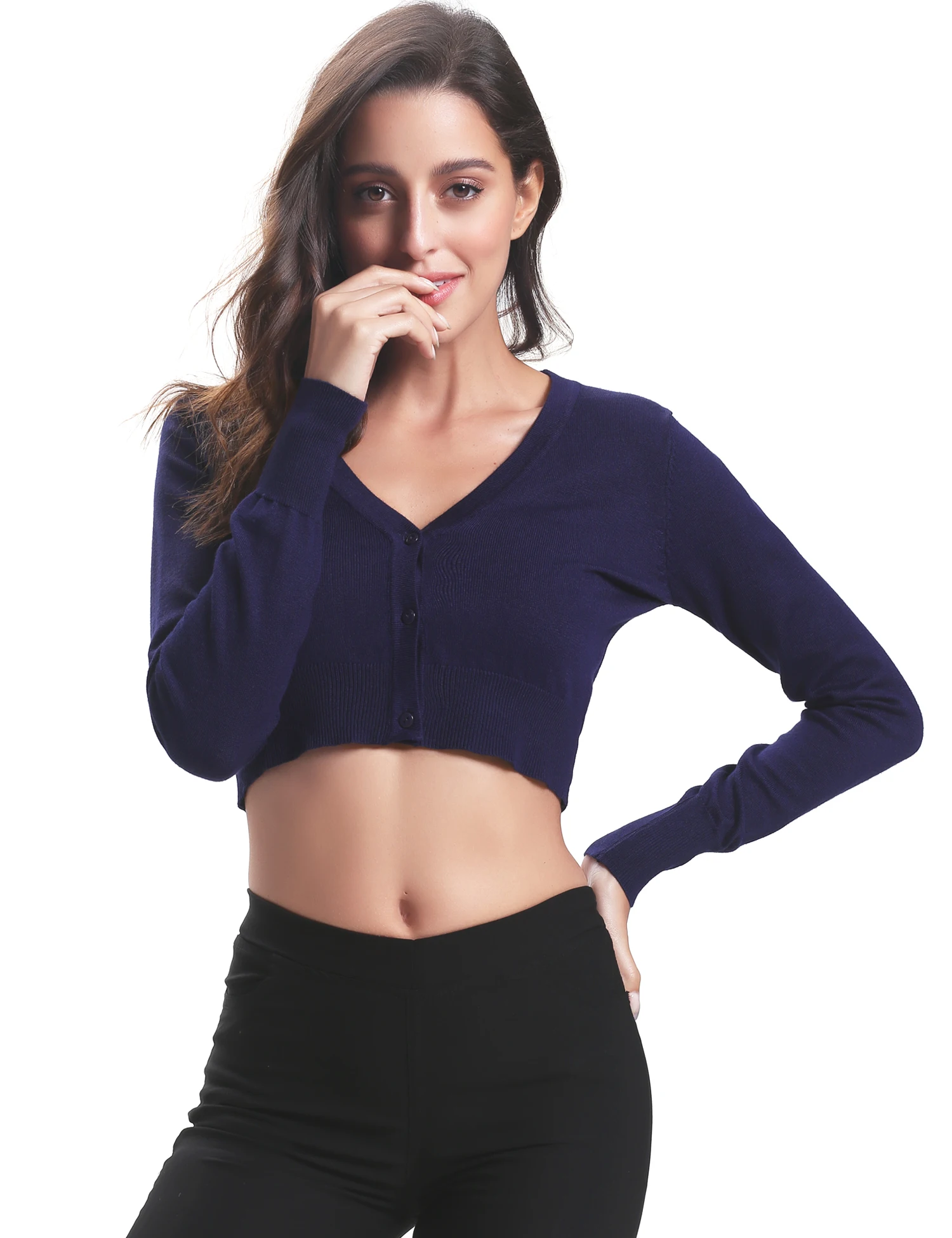 Abollria Women Spring/Autumn Knitted Cardigan Short Coat Casual V-Neck Long Sleeve Sweater Summer Air-onditioned Room Thin Coat
Abollria Women Spring/Autumn Knitted Cardigan Short Coat Casual V-Neck Long Sleeve Sweater Summer Air-onditioned Room Thin Coat