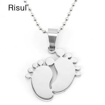 10PCS Baby Foot necklaces&pendants Stainless Steel Necklace Women Mum Son Daughter Birthday Gift Collier Femme Collares Choker
10PCS Baby Foot necklaces&pendants Stainless Steel Necklace Women Mum Son Daughter Birthday Gift Collier Femme Collares Choker