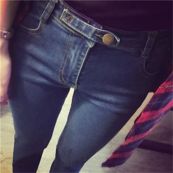 Spring and summer thin women's high waist stretch nine points jeans 2019 summer casual fashion office ladies pencil pants B227
Spring and summer thin women's high waist stretch nine points jeans 2019 summer casual fashion office ladies pencil pants B227