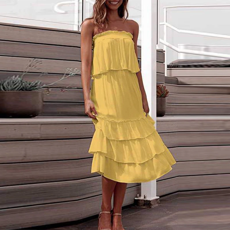 Two-piece suit Ruffles sexy dress Women elegant sleeveless party long dress Spring summer holiday maxi dress vestidos
Two-piece suit Ruffles sexy dress Women elegant sleeveless party long dress Spring summer holiday maxi dress vestidos